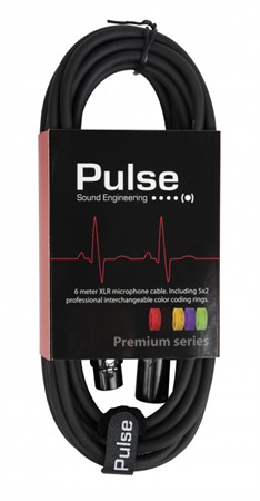 Pulse Mikrofonkabel XLR/XLR 6 meter